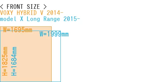 #VOXY HYBRID V 2014- + model X Long Range 2015-